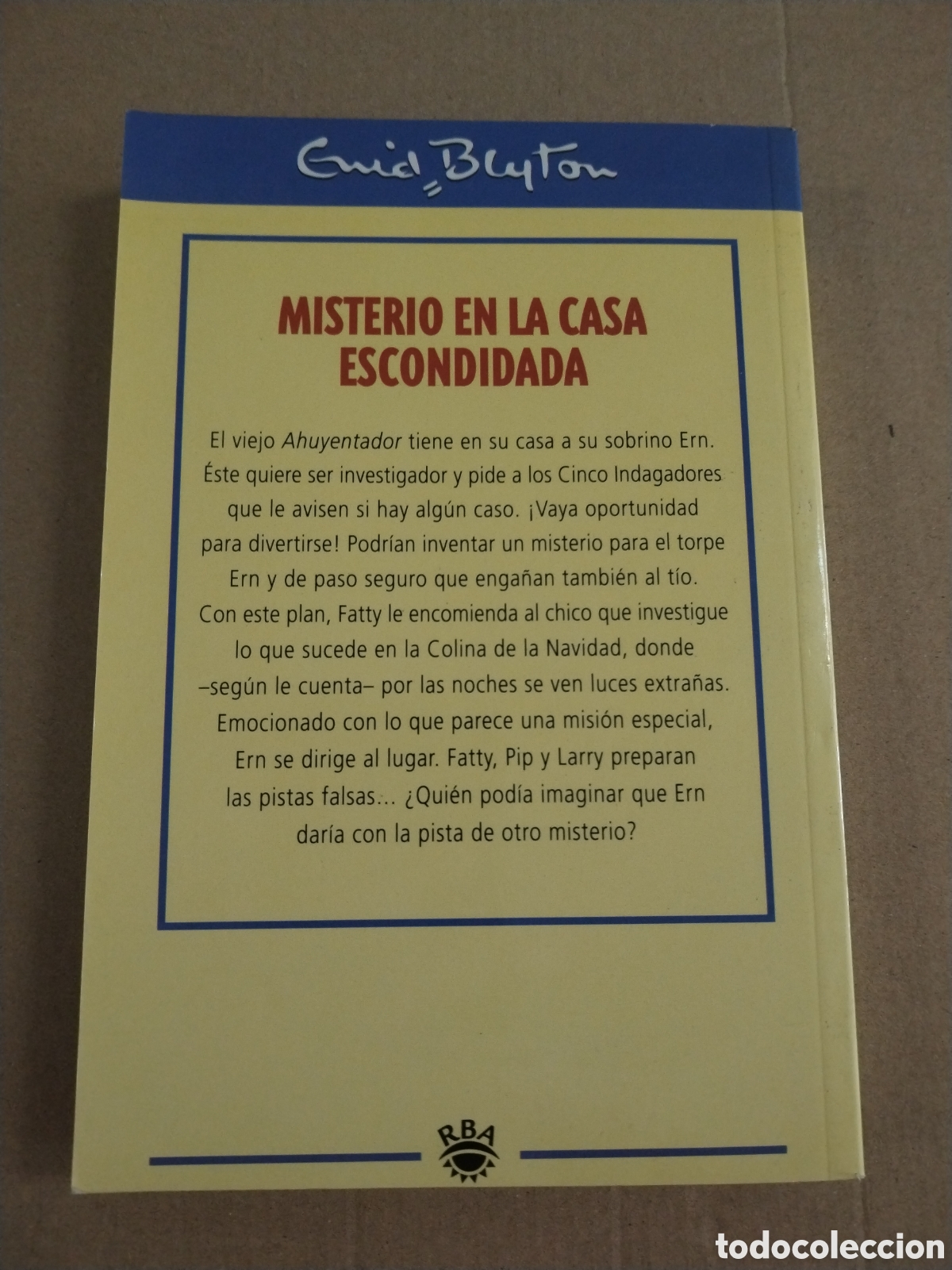Libros: MISTERIO EN LA CASA ESCONDIDA. ENID BLYTON. - Foto 2