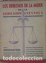 Libros: Los Derechos De La Mujer En La Legislaci&oacute;n Espa&ntilde;ola - Foto 1