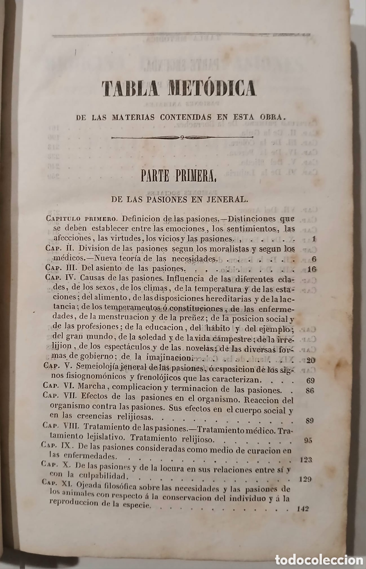 Libros: La medicina de las pasiones 1842 - Foto 5