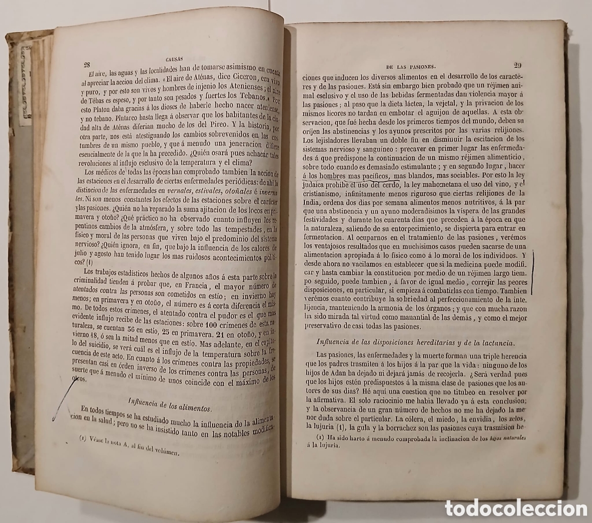 Libros: La medicina de las pasiones 1842 - Foto 7