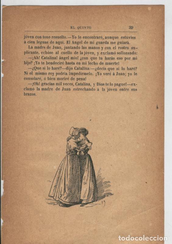 Libri di seconda mano: El quinto de Conscience, lamina libro numero 10, ilustracion C B ? - Varios
