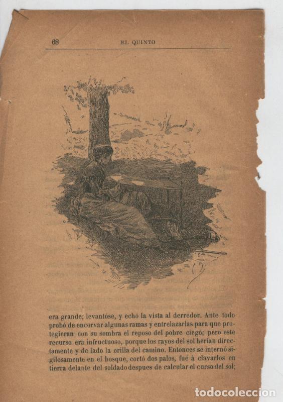 Libri di seconda mano: El quinto de Conscience, lamina libro numero 18, ilustracion C B ? - Varios