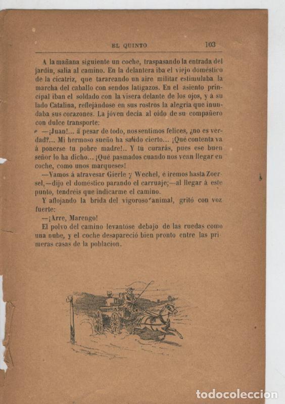 Libri di seconda mano: El quinto de Conscience, lamina libro numero 28, ilustracion C B ? - Varios