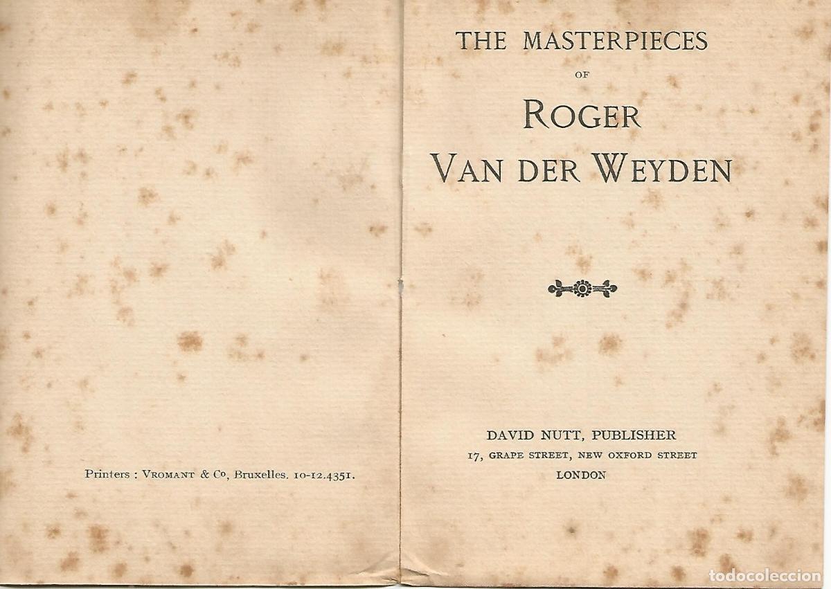 Livros em segunda m&atilde;o: Lamina 864: WEYMEN. Libro explicativo (en ingles) - Varios