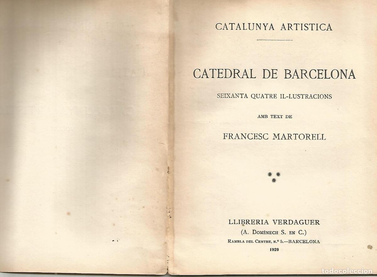 B&uuml;cher: Lamina 1053: Libro explicativo Catedral de Barcelona (en catalan frances e ingles - Francesc Martore