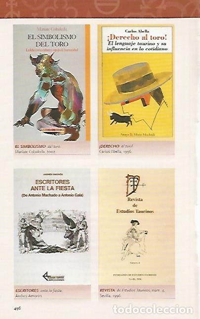B&uuml;cher: LAMINA COSSIO 51064: Portadas de libros sobre toros - Varios
