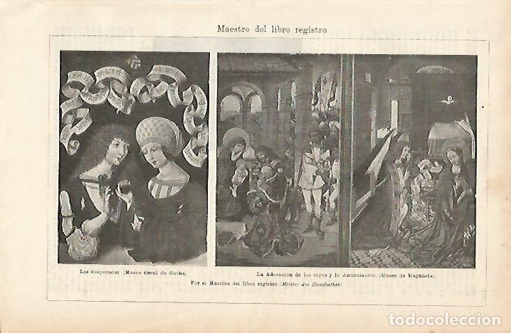 Libri di seconda mano: LAMINA ESPASA 3858: Obras del Maestro del libro registro - Varios Autores