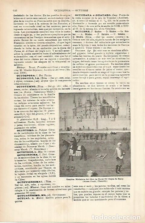 Livros em segunda m&atilde;o: LAMINA ESPASA 25958: Octubre miniatura del Libro de Horas del Duque de Berry - Varios