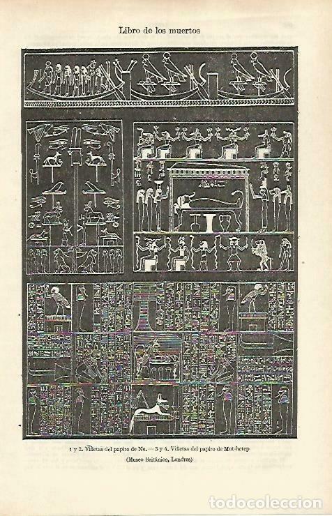 Libros: LAMINA ESPASA 33241: Libro de los Muertos en el British Museum - Varios