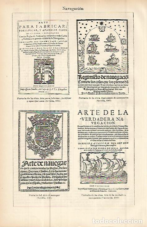 B&uuml;cher: LAMINA ESPASA 10766: Libros sobre el arte de navegar - Varios