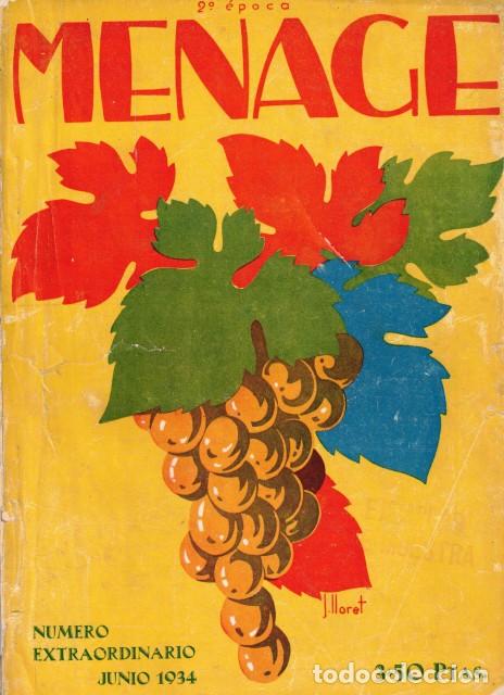 Libri di seconda mano: MENAGE. REVISTA. N&Uacute;MERO EXTRAORDINARIO. JUNIO 1934 - RONDISSONI, J. (Jefe de Redacci&oacute;n)