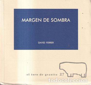B&uuml;cher: Margen de sombra - David Ferrer