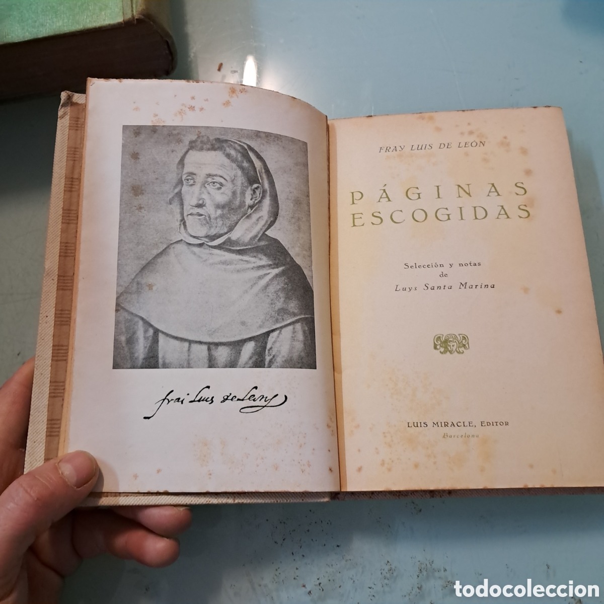 Libros: Fray Luis de Le&oacute;n, P&aacute;ginas escogidas,Mitacle, 1934 - Foto 3