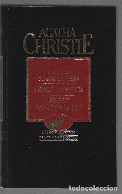 Libros: OBRAS COMPLETAS VI: CARTAS SOBRE LA MESA / POIROT INVESTIGA / POIROT INFRINGE LA LEY - CHRISTIE, AGA
