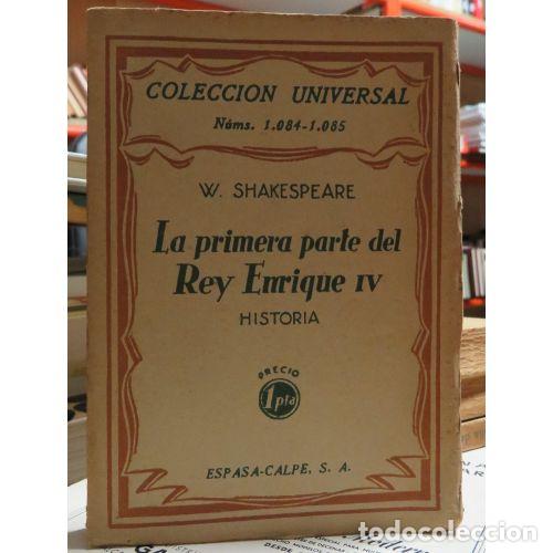 Libri di seconda mano: LA PRIMERA PARTE DEL REY ENRIQUE IV - WILLIAM SHAKESPEARE
