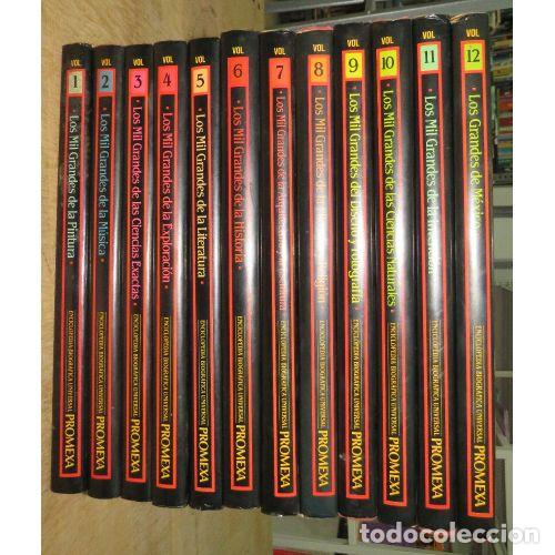 B&uuml;cher: ENCICLOPEDIA DOCE MIL GRANDES-12 TOMOS-ED. PROMEXA-1982-COMPLETA - VARIOS