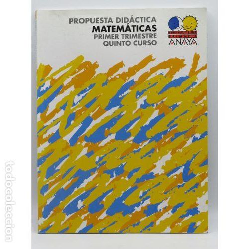 Libros: PROPUESTA DIDACTICA MATEM&Aacute;TICAS 5&ordm; P.D. S-L. - VARIOS