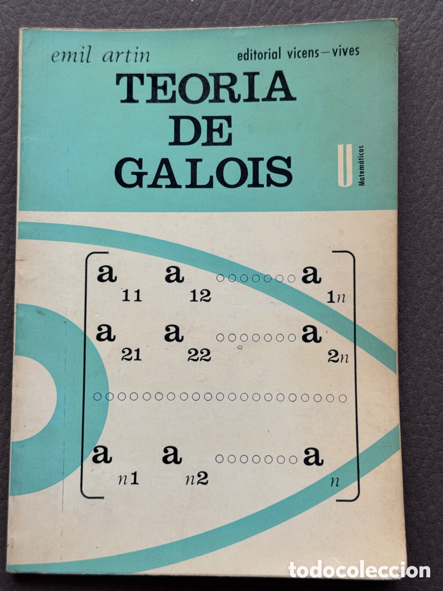 books: Teor&iacute;a de Galois - Emil Artin