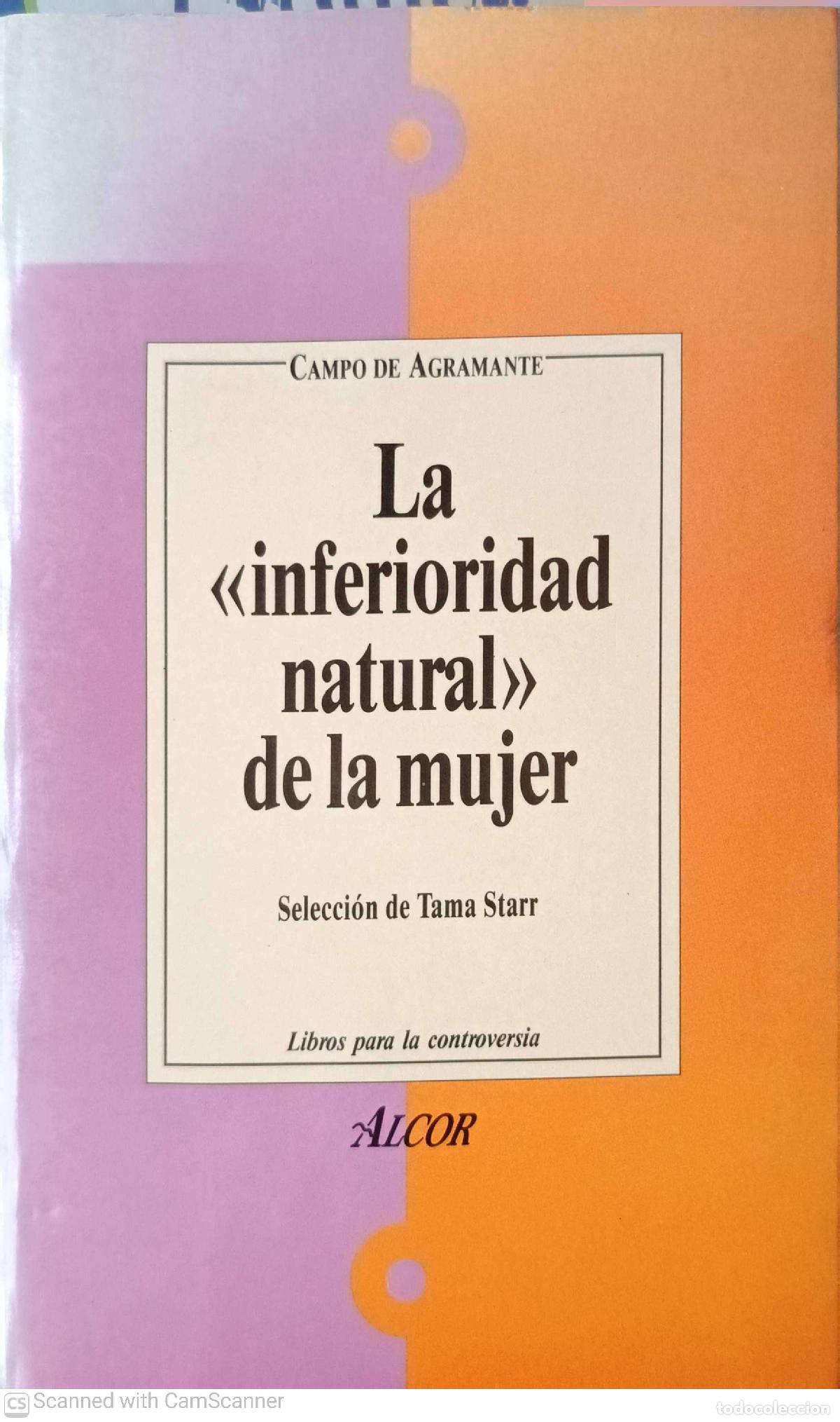 Libros: La inferioridad natural de la mujer - Tama Starr