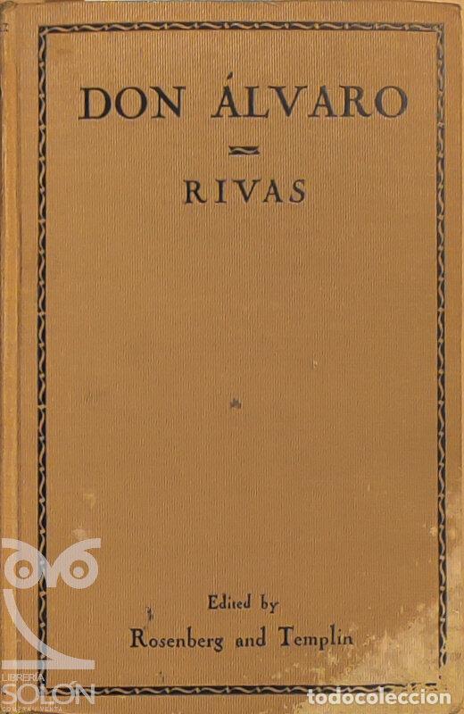 books: Don &Aacute;lvaro o la fuerza del sino - Duque de Rivas