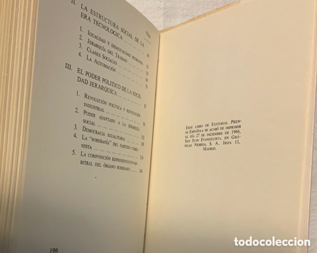 Libros: El poder pol&iacute;tico de la sociedad jer&aacute;rquica. Jos&eacute; Larraz L&oacute;pez - Foto 6