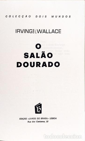 Libros: WALLACE. (Irving) - O SAL&Atilde;O DOURADO. - Foto 2
