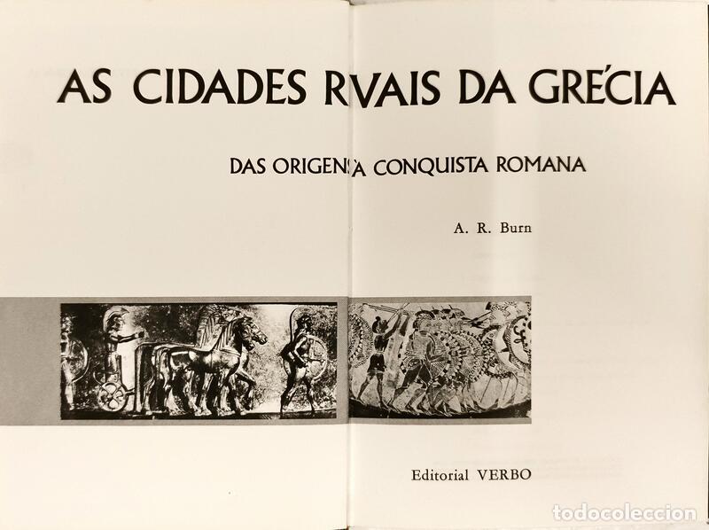 Libros: BURN. (Andrew Robert) - AS CIDADES RIVAIS DA GR&Eacute;CIA: DAS ORIGENS CONQUISTA ROMANA.