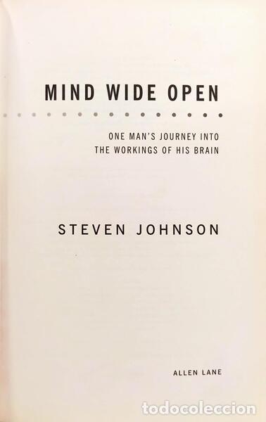 Libros: JOHNSON. (Steven) - MIND WIPE OPEN. - Foto 2