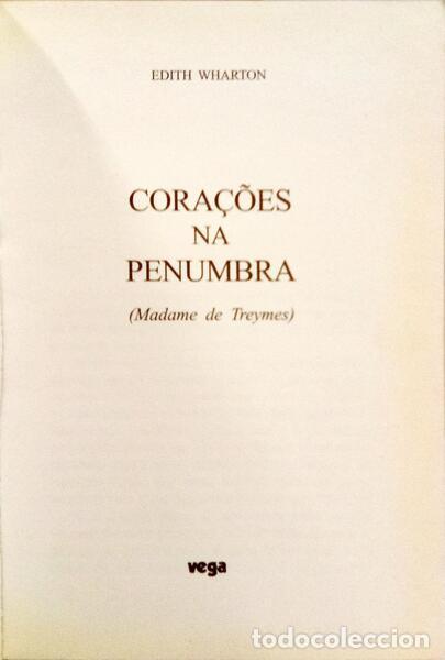 Libros: WHARTON. (Edith) - CORA&Ccedil;&Otilde;ES NA PENUMBRA. - Foto 2