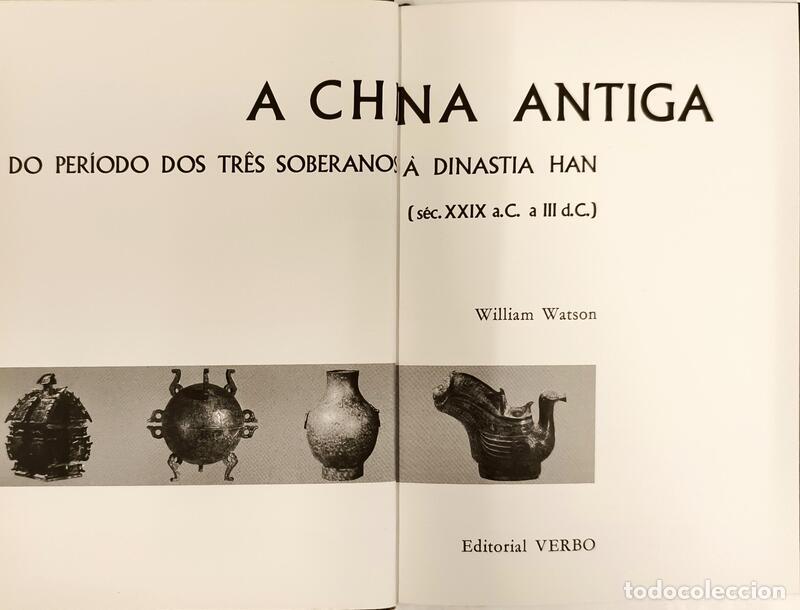 Libros: WATSON. (William) - A CHINA ANTIGA. - Foto 1