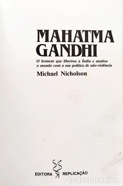 Libros: NICHOLSON. (Michael) - MAHATMA GANDHI. - Foto 2