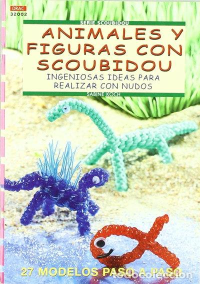 Libros: Animales y figuras con scoubidou- 9788496365537