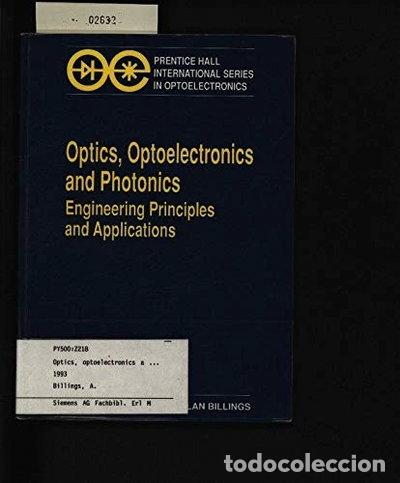 Livres: Optics, Optoelectronics and Photonics- 9780137091157