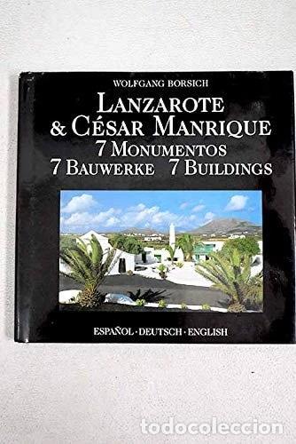 Livros em segunda m&atilde;o: Lanzarote & C&eacute;sar Manrique: 7 monumentos- 9788489023000