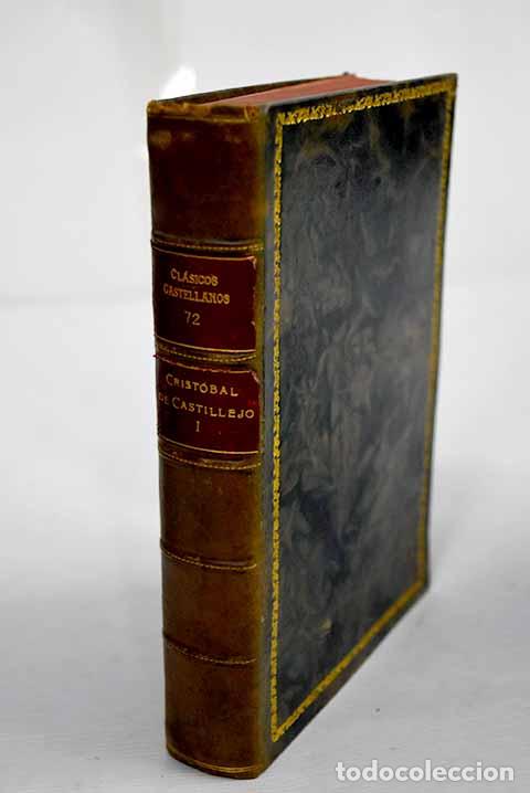 Libros: Obras, tomo I: Castillejo, Crist&oacute;bal de.- Castillejo, Crist&oacute;bal de