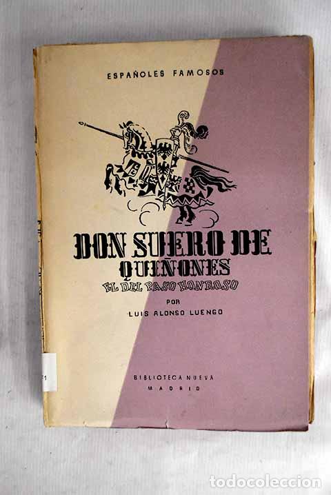 Libros: Don Suero de Qui&ntilde;ones, el del passo honroso .- Alonso Luengo, Luis