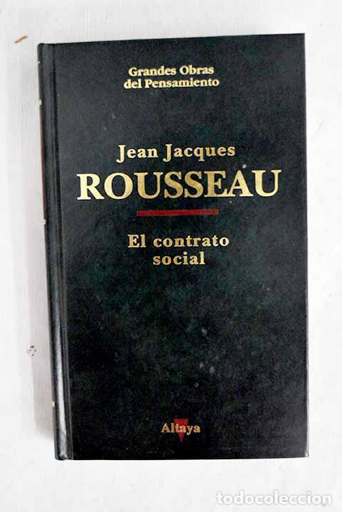 Libros: El contrato social: Rousseau, Jean-Jacques.- Rousseau, Jean-Jacques