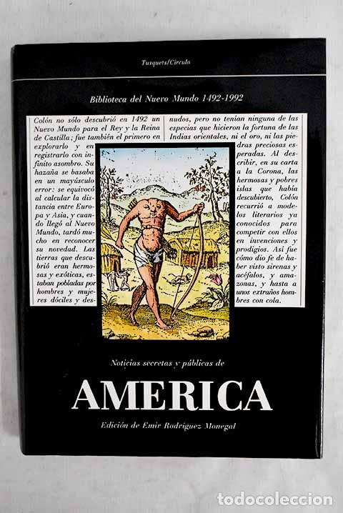books: Noticias secretas y p&uacute;blicas de Am&eacute;rica
