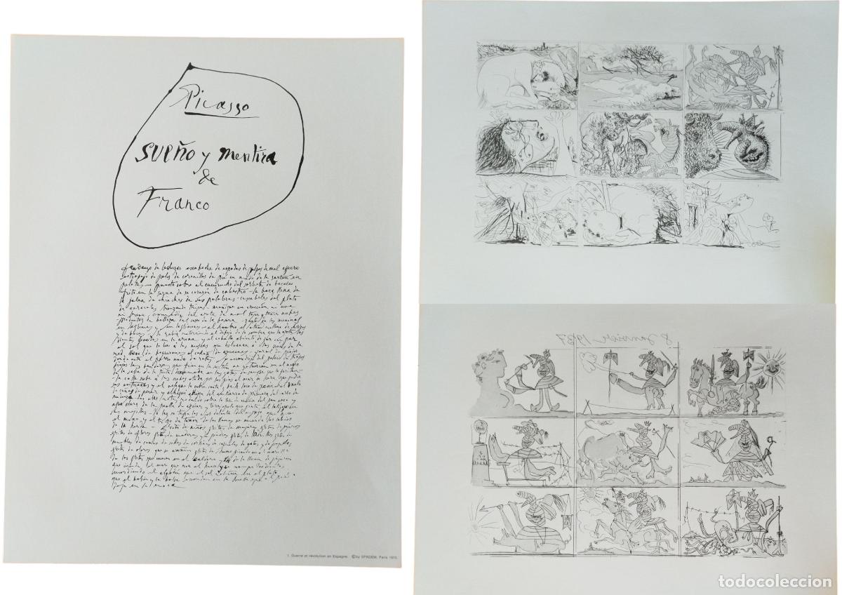 books: PICASSO : SUE&Ntilde;O Y MENTIRA DE FRANCO . TRES GRABADOS (FACS&Iacute;MIL) - PICASSO (FACS&Iacute;MIL)