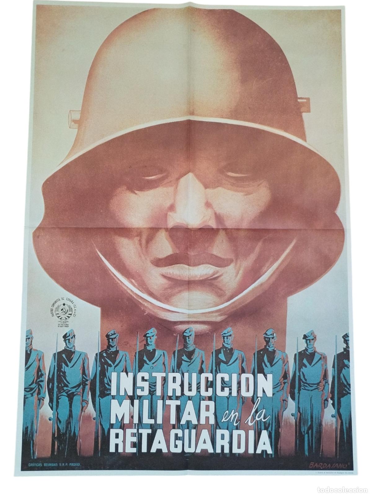 Livros em segunda m&atilde;o: CARTEL REPUBLICANO GUERRA CIVIL ESPA&Ntilde;OLA (FACS&Iacute;MIL) : INSTRUCCI&Oacute;N MILITAR EN LA RETAGUARDIA , B... -