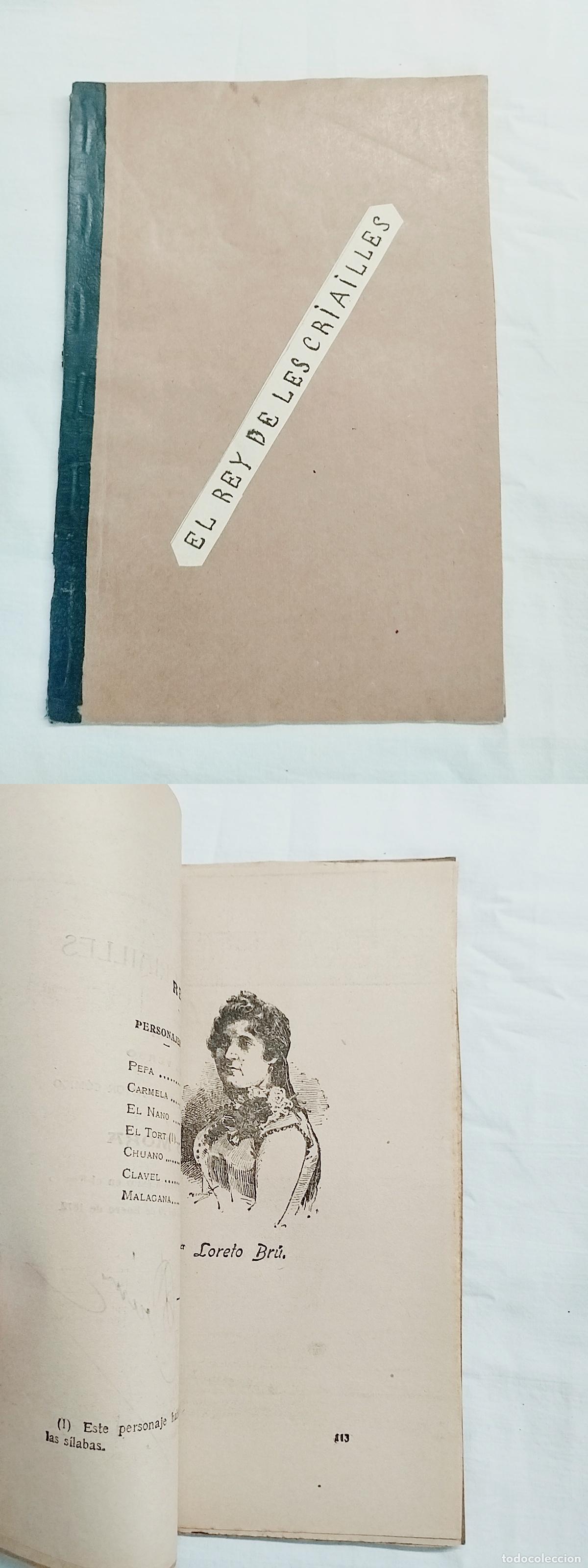 Livros em segunda m&atilde;o: Libreto original Biblioteca de Las Provincias: EL REY DE LES CRIAILLES. Eduardo Escalante - Eduardo