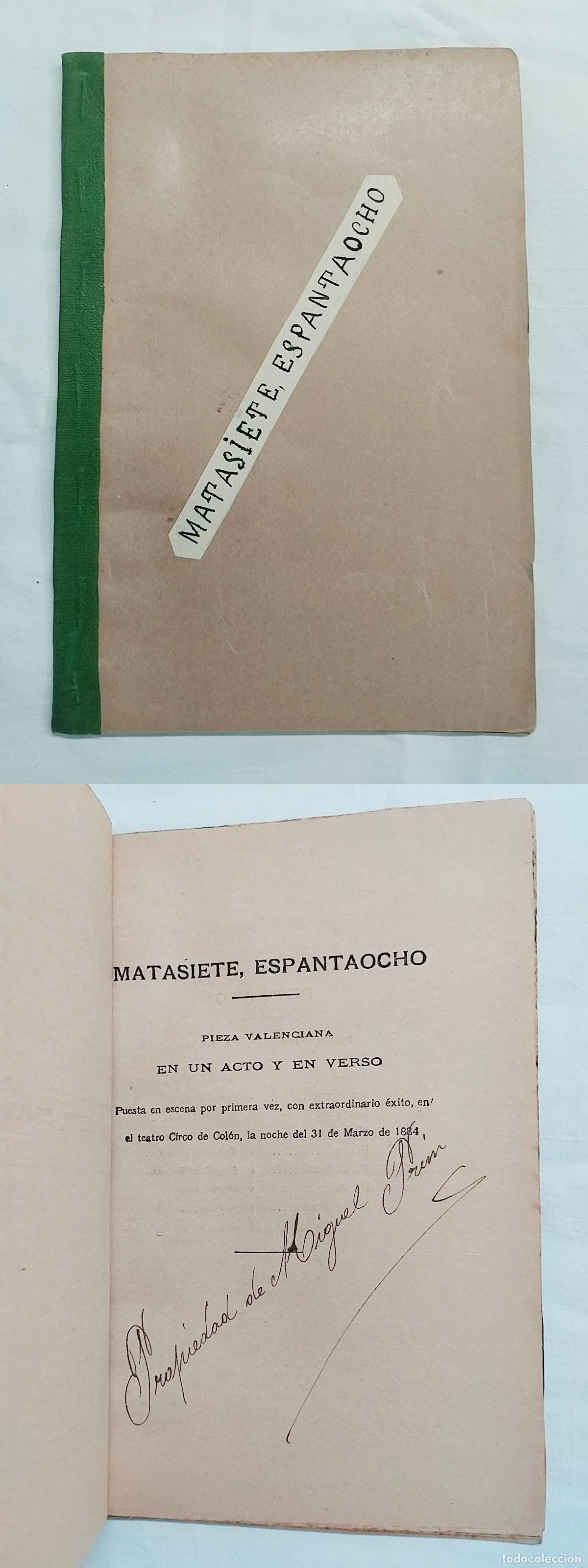 B&uuml;cher: Libreto original Biblioteca de Las Provincias: MATASIETE ESPANTAOCHO. Eduardo Escalante - Eduardo E