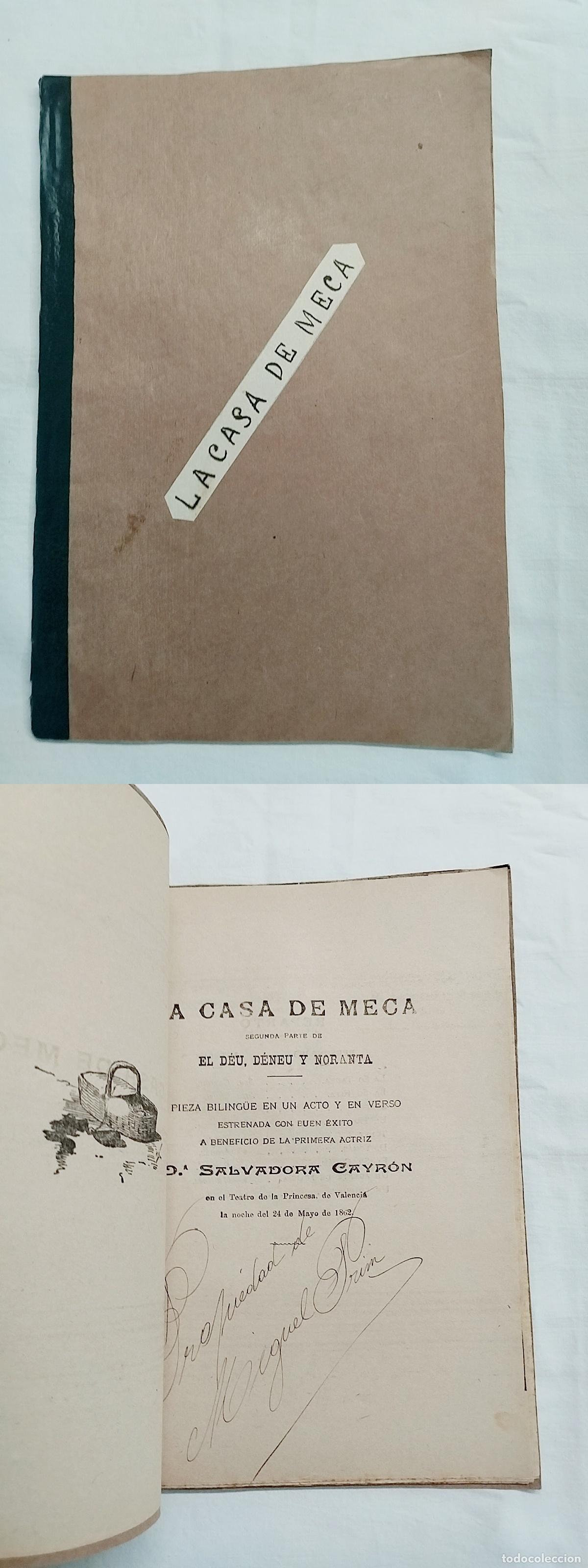 B&uuml;cher: Libreto original Biblioteca de Las Provincias: LA CASA DE MECA. Eduardo Escalante - Eduardo Escalan