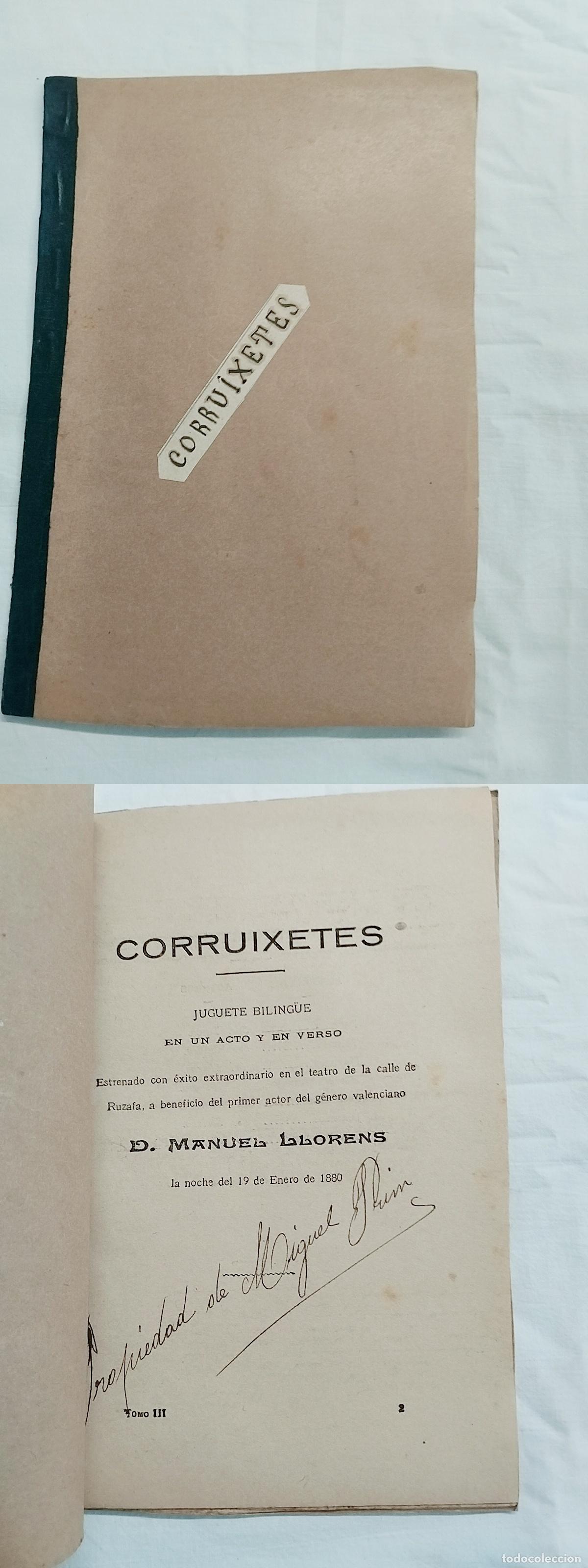 B&uuml;cher: Libreto original Biblioteca de Las Provincias:CORRUIXETES. Eduardo Escalante - Eduardo Escalante