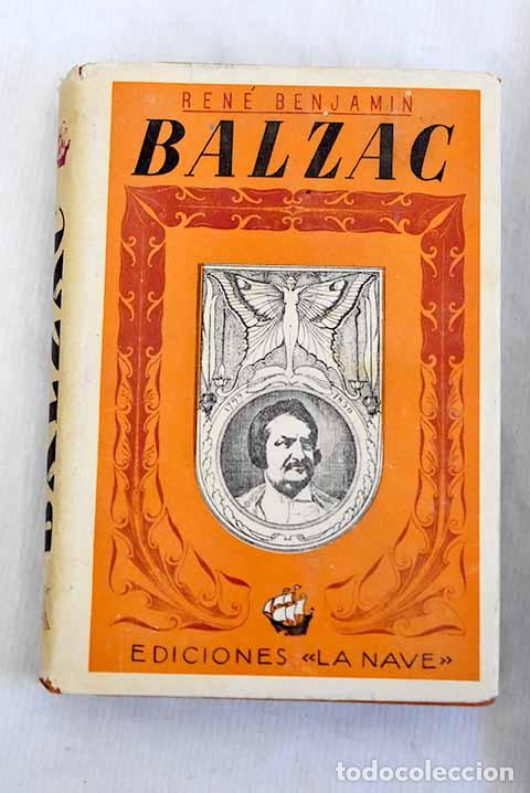 books: Balzac: Benjamin, Ren&eacute;.- Benjamin, Ren&eacute;