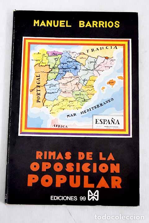 books: Rimas de la Oposici&oacute;n Popular.- Barrios, Manuel