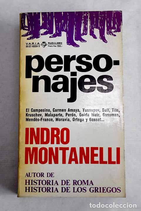 Livros em segunda m&atilde;o: Personajes: Montanelli, Indro.- Montanelli, Indro