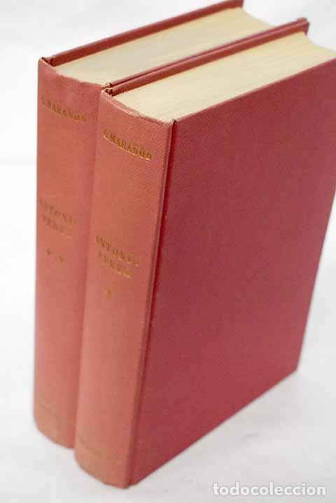 B&uuml;cher: Antonio P&eacute;rez: (El hombre, el drama, la &eacute;poca).- Mara&ntilde;&oacute;n, Gregorio