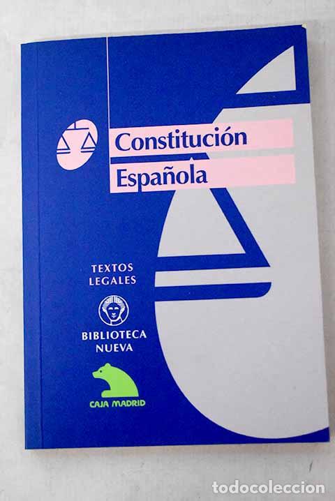 Libros: Constituci&oacute;n espa&ntilde;ola de 27 de diciembre de 1978