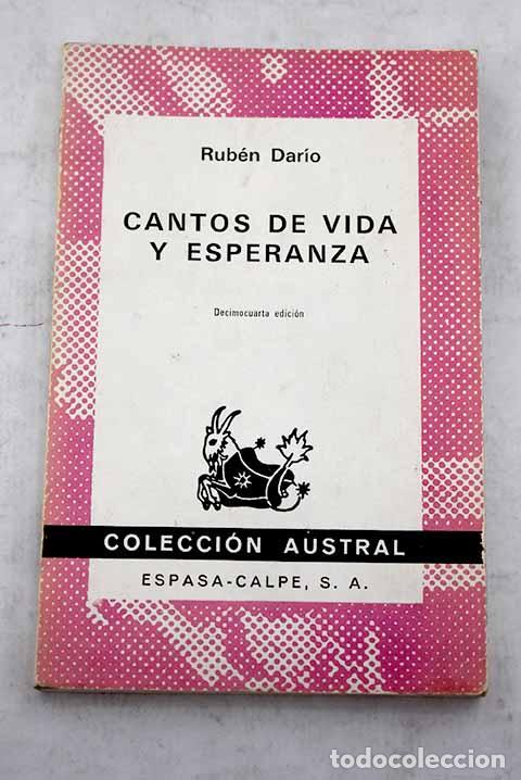 Libros: Cantos de vida y esperanza.- Dar&iacute;o, Rub&eacute;n